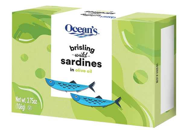 Brislings Sardines in Olive Oil 1 Brisling sard cmyk transparent Ocean's USA